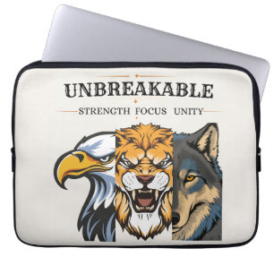 Onbreekbare Kracht Focus Eenheid Laptop Sleeve