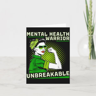 Onbreekbare maand van de mental health awareness w kaart