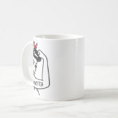 Onbreekbare Mexicaanse Rosie Vrouw Mamacita Cinco  Koffiemok (Voorkant links)