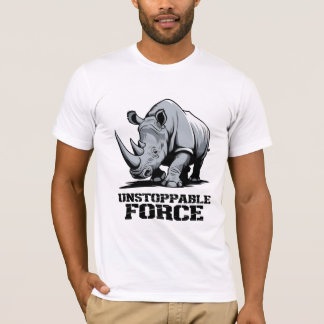 Onbreekbare neushoorn: kracht en kracht ontketend t-shirt