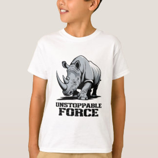 Onbreekbare neushoorn: kracht en kracht ontketend t-shirt