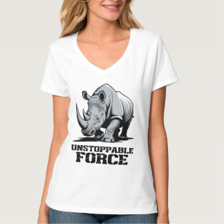 Onbreekbare neushoorn: kracht en kracht ontketend t-shirt