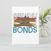 Onbreekbare obligaties kaart (Staand voorkant)