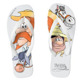 Onbreekbare paren - Quixote / Sancho en... Teenslippers (Voetbed)