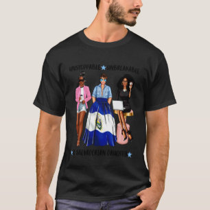 Onbreekbare Salvadoraanse Dochter El Salvador Vlag T-shirt