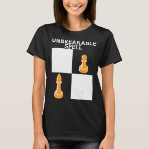 Onbreekbare Spell Chess Pawn Chess Player B T-shirt