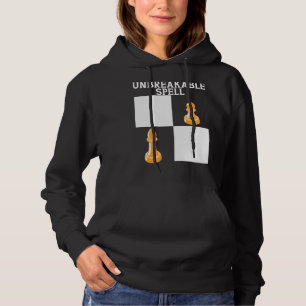 Onbreekbare Spreuk Schaken Pion Loper Schaker B Hoodie