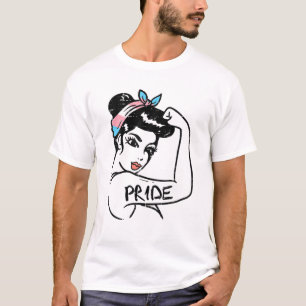 Onbreekbare sterke vrouw transgender t-shirt