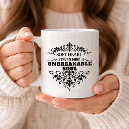 Onbreekbare ziel Inspirerende vrouwen vintage Koffiemok