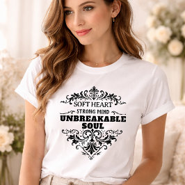 Onbreekbare Ziel Inspirerende Vrouwen Vintage T-shirt