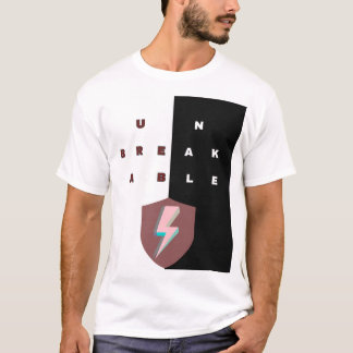 ONBREKBAAR T‑Shirt — Motiverende Typografie,Cadeau T-shirt