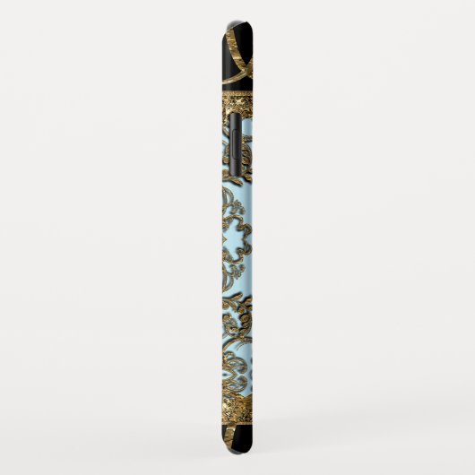 Onbuigbaar, luxe legant monogram Case-Mate iPhone case (Achterkant/rechts)