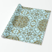 Onbuigbare Girly French Glossy Cadeaupapier (Uitgerold)