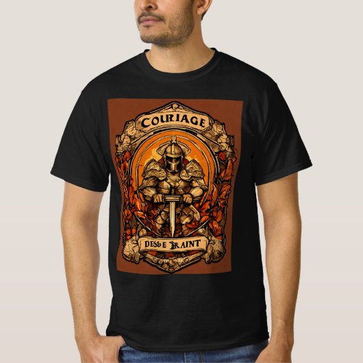 Onbuigzame Spirit-de moed en strijdbaar shirt (Voorkant)