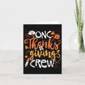 ONC Thanksgiving Crew Oncologie Gecertificeerd Nur Kaart (Voorkant)