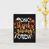 ONC Thanksgiving Crew Oncologie Gecertificeerd Nur Kaart (Gele Bloem)
