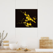 Onc Yellow Orchid Art Print -24x20 -of kleiner (Keuken)