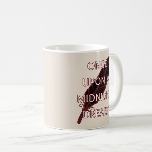 Once Upon a Midnight Dreary Mok (Voorkant rechts)