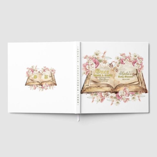 Once upon a time Baby Shower Gastenboek (Volledig)