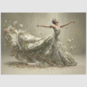 Once upon a Time Ballerina  Tissuepapier (Voorkant)