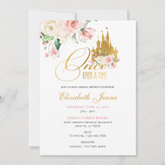 Once Upon a Time Bridal Shower Invitation Kaart
