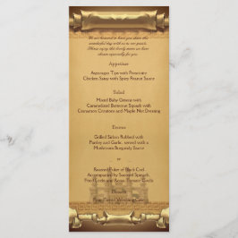Once upon a Time Bruiloft Menu