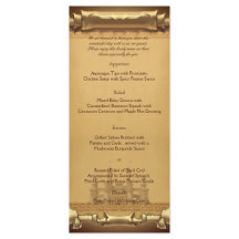 Once upon a Time Bruiloft Menu