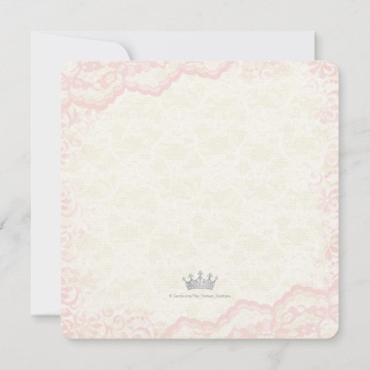 Once Upon A Time Etnische Prinses Baby shower Kaart (Achterkant)