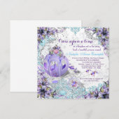 Once Upon A Time Fairy Tale Verjaardagsfeestje Kaart (Voorkant / Achterkant)