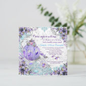 Once Upon A Time Fairy Tale Verjaardagsfeestje Kaart (Staand voorkant)