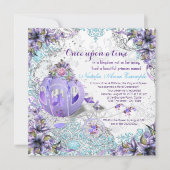 Once Upon A Time Fairy Tale Verjaardagsfeestje Kaart (Voorkant)