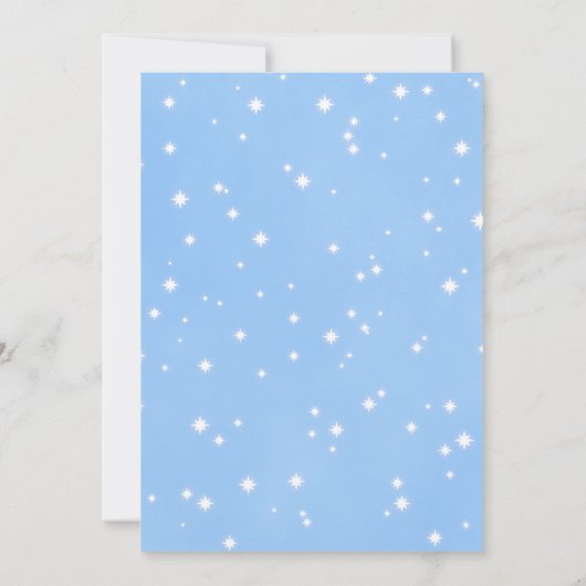 Once Upon A Time Fairytale Castle Boy Baby Shower Kaart (Achterkant)