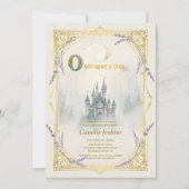 Once Upon a Time Fairytale Castle Princess floral Kaart (Voorkant)