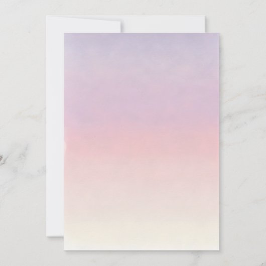 once upon a time fairytale magical royal pink kaart (Achterkant)