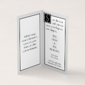 Once Upon a Time Fairytale Save the Date Kaart Visitekaartje (Binnen)