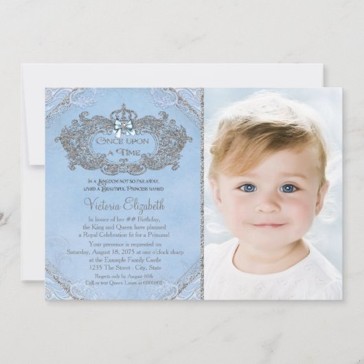 Once Upon a Time Foto Prinses Verjaardag Kaart (Voorkant)