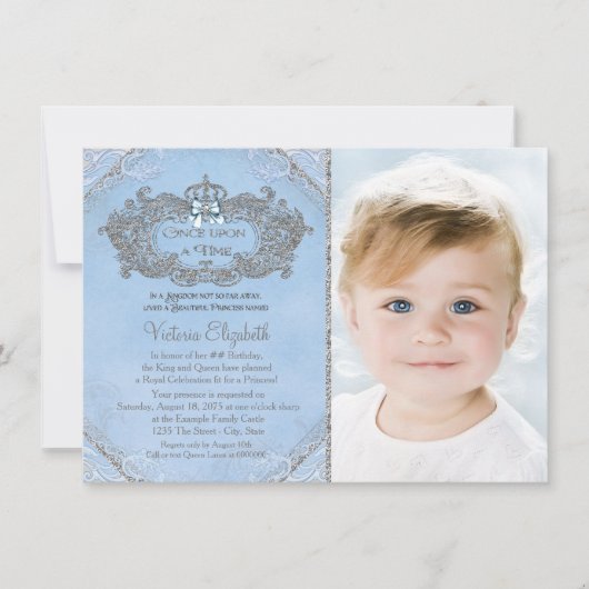 Once Upon a Time Foto Prinses Verjaardag Kaart (Voorkant)