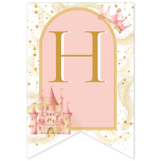 Once Upon a Time Happy Birthday Bunting Banner (Eerste vlag)