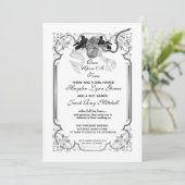 Once Upon A Time Huwelijksuitnodiging Kaart (Staand voorkant)