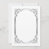 Once Upon A Time Huwelijksuitnodiging Kaart (Achterkant)