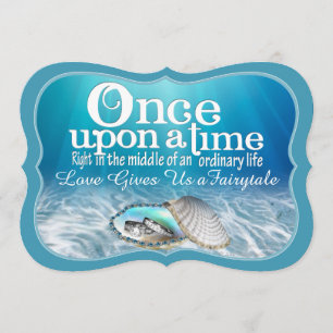 Once Upon A Time Huwelijksuitnodiging Kaart