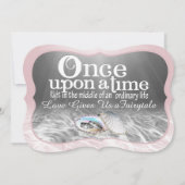 Once Upon A Time Huwelijksuitnodiging Kaart (Voorkant)