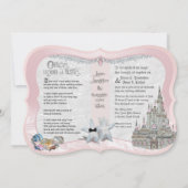 Once Upon A Time Huwelijksuitnodiging Kaart (Achterkant)