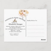 Once Upon a Time in a Land of Joy Baby shower Briefkaart (Achterkant)