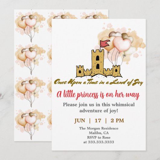 Once Upon a Time in a Land of Joy Kaart (Voorkant / Achterkant)