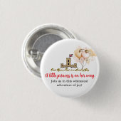 Once Upon a Time in a Land of Joy Ronde Button 3,2 Cm (Voorkant /achterkant)