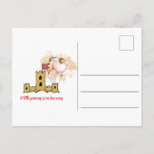 Once Upon a Time in a Land of Joy Uitnodiging Briefkaart (Achterkant)