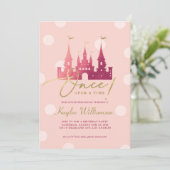 Once Upon A Time L Roos Gold Princess Castle Kaart (Staand voorkant)