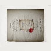 Once Upon A Time Medieval Dark Photo Backdrop Wandkleed (Voorkant (horizontaal))