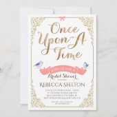 Once Upon A Time Nodig 5x7 Bruidsverjaardag Baby Kaart (Voorkant)